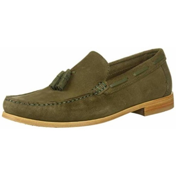 Driver Club USA Other - Driver Club USA Hampton Suede Tassel Olive Loafers